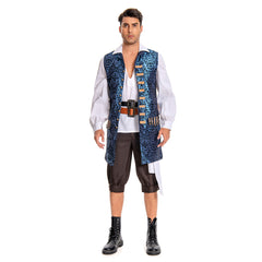 Pirates Of The Caribbean 4 Fluch der Karibik Jack Sparrow Johnny Depp 1 Weste Cosplay Kostüm