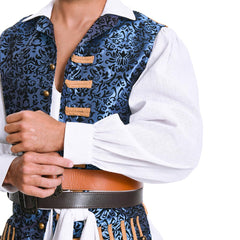 Pirates Of The Caribbean 4 Fluch der Karibik Jack Sparrow Johnny Depp 1 Weste Cosplay Kostüm