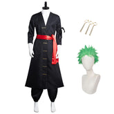 One Piece Wano Country Roronoa Zoro Cosplay Kostüm Outfits Halloween Karneval Kimono