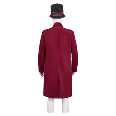 Charlie and the Chocolate Factory Willy Wonka Cosplay Kostüm Set Lila