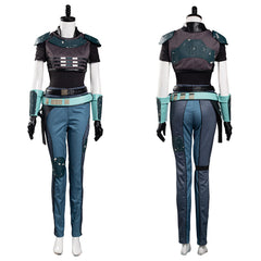 Mandalorian Cara Dune Jedipedia Cosplay Kostüm Outfits Halloween Karneval Kostüm