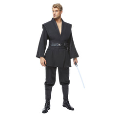 Jedi Kenobi schwarz TUNIC Cosplay Kostüm ohne Umhang