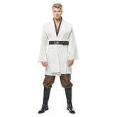 Jedi Kenobi weiß TUNIC Cosplay Kostüm Tunika Set
