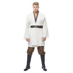 Jedi Kenobi weiß TUNIC Cosplay Kostüm Tunika Set