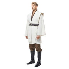 Jedi Kenobi weiß TUNIC Cosplay Kostüm Tunika Set