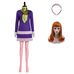 Scooby Doo Where Are You Daphne Blake Cosplay Kostüm Outfits Halloween Karneval Kleid