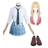 My Dress-Up Darling Marin Kitagawa Cosplay Kostüme Outfits Halloween Karneval Schuluniform