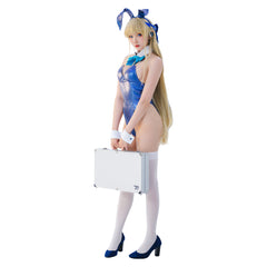 Asuma Toki Cosplay Bademode Blue Archive Toki Bunny Girl Jumpsuit Sommer Einteiliger Badeanzug