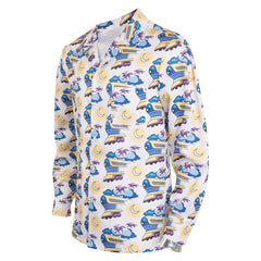 Back to the Future Doc Brown gedruckt Shirt Cosplay Kostüm