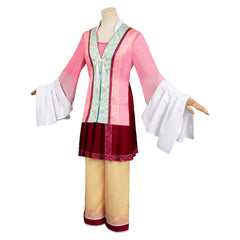 Fangzhu Baoqing Kostüm White Snake Bai She: Fu Sheng rosa Hanfu Cosplay Outfits