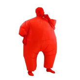 Erwachsene Fatsuit Inflatable Kostuem Jumpsuit Rot