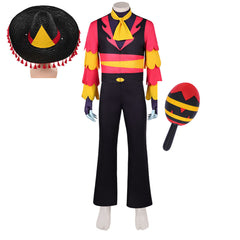 Hazbin Hotel Vox spanisches Kostüm Set Vincent Whittman Cosplay Outfit