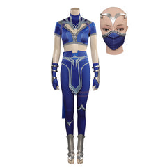 Spiel Kitana Mortal Kombat MK Cosplay Kostüm Halloween Karneval Outfits
