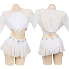 Prinzessin Leia originelle Sommer Dame Bademode 3tlg.Badeanzug