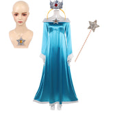 Super Mario Rosalina Cosplay Kostüm blau Kleid