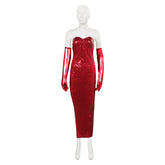 Falsches Spiel mit Roger Rabbit Jessica Rabbit Kleid Cosplay Kostüm Halloween Karneval Kostüm