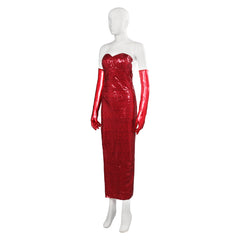 Falsches Spiel mit Roger Rabbit Jessica Rabbit Kleid Cosplay Kostüm Halloween Karneval Kostüm