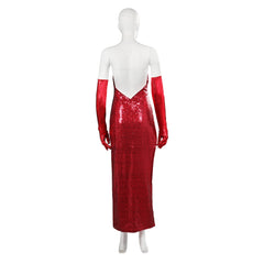 Falsches Spiel mit Roger Rabbit Jessica Rabbit Kleid Cosplay Kostüm Halloween Karneval Kostüm