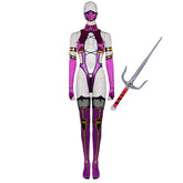 Mortal Kombat 9 Mileena Jumpsuit Cosplay Kostüm MK9 Mileena Halloween Karneval Outfits