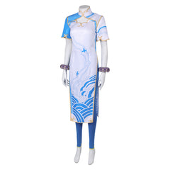Street Fighter SF Chun-Li Cosplay Kostüm Halloween Karneval Outfits