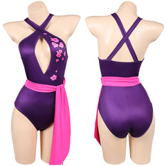 Psylocke Sommer Bademode einteiliger Badeanzug