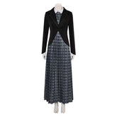 Beetlejuice Beetlejuice Lydia Cosplay schwarz Kostüm Halloween Karneval Outfits