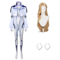 Dagger weiß Jumpsuit M-Rival Dagger Cosplay Outfits