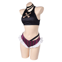 Arcane: League of Legends Jinx Bademode Cosplay Kostüm