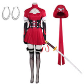 Psylocke rot KostĂŒm Cosplay Outfits