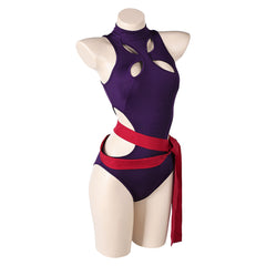 Psylocke lila Bademode Kostüm Cosplay Outfits