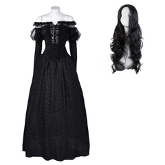 Delores schwarz Kleid Beetlejuice 2 Delores Cosplay Kostüm