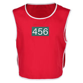 Squid Game 2025 rot Tank Nummer 456 Cosplay Outfits