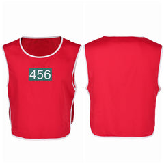 Squid Game 2025 rot Tank Nummer 456 Cosplay Outfits