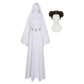 Cosplay Prinzessin Leia Kostüm Outfits Halloween Karneval Kleid