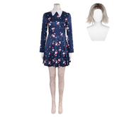 Joker: Folie à Deux Harley Quinn blau Kleid Cosplay Kostüm