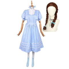 Dorothy Gale blau Kleid Wicked for Good Dorothy Cosplay Outfits