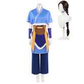 Avatar: The Last Airbender Katara Kostüm Set Cosplay Halloween Karneval Outfit