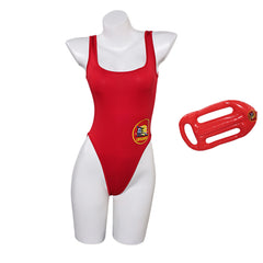 C.J. Parker Baywatch Damen Sommer rot Bademode einteiliger Badeanzug
