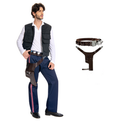ANH A New Hope Han Solo Cosplay Kostüm Weste Hemd Hose