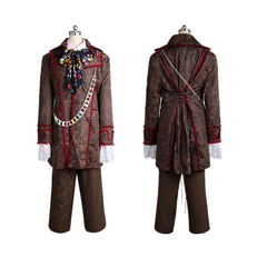 Alice In Wonderland Johnny Depp Mad Hatter 6 Stücke Full Set Cosplay Kostüm