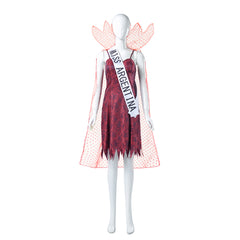 Beetlejuice 2 Miss Argentina Kleid Cosplay Kostüm
