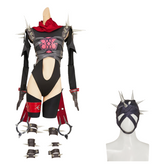 Invisible Woman Susan Storm Malice rot Kostüm Cosplay Outfits