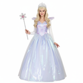 Wicked Glinda lila Kleid Cosplay Outfits für Mottoparty