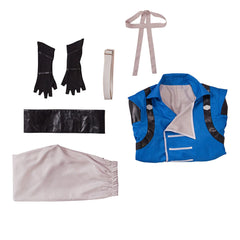 Castlevania Richter Belmont blau Kostüm Set Cosplay Outfits
