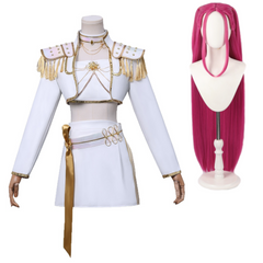 HUNTRIX Mira Soundtrack Kostüm KPop Demon Hunters Mira weiß Cosplay Outfits