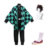 Demon Slayer Kamado Tanjirou Kimono Cosplay Outfits