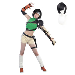 Yuffie Kisaragi Cosplay Kostüm Set Final Fantasy Yuffie Outfits