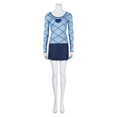 One Piece Nami blau Kostüm Set Cosplay Outfit