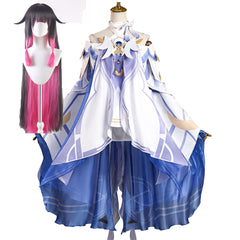 Genshin Impact Columbina Kostüm Halloween Karneval Party Cosplay Outfits