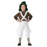 Oompa Loompa Kinder Kostüm Set Cosplay Halloween Karneval Outfits